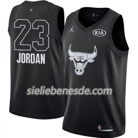 Herren NBA Chicago Bulls Trikot Michael Jordan 23 2018 All-Star Jordan Brand Schwarz Swingman
